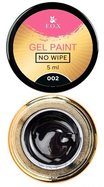 Gelfarbe ohne Klebeschicht - F.O.X Gel Paint No Wipe — Bild 001