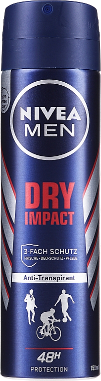 Deospray Antitranspirant - Nivea Men Dry Impact Deo Spray — Bild N3