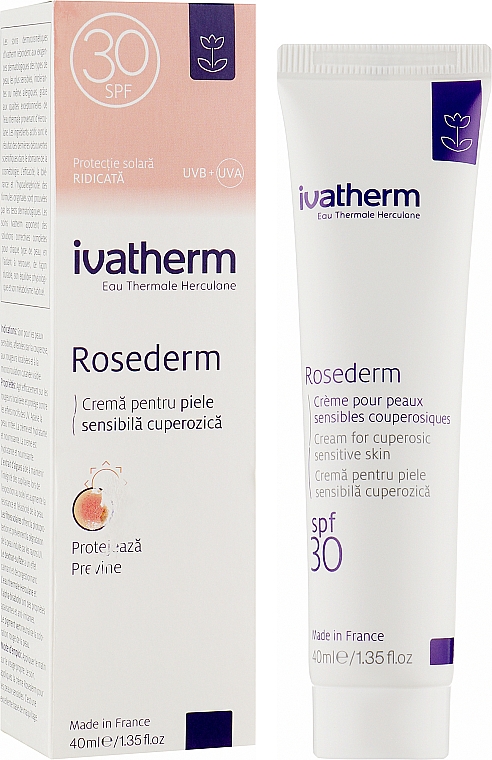 Gesichtscreme - Ivatherm Rosederm Cream SPF30 — Bild N3