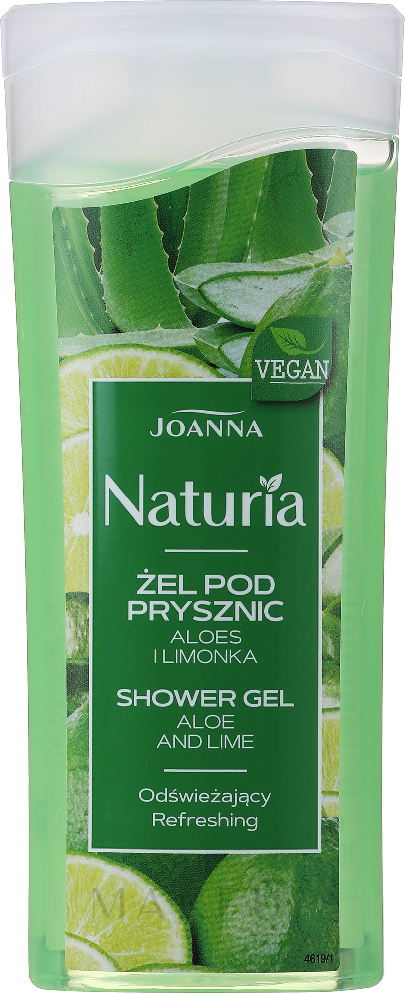 Duschgel "Aloe & Zitrone" - Joanna Naturia Aloe and Lemon Shower Gel — Bild 100 ml