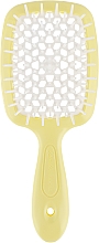 Düfte, Parfümerie und Kosmetik Haarbürste gelb-weiß - Janeke Superbrush Small
