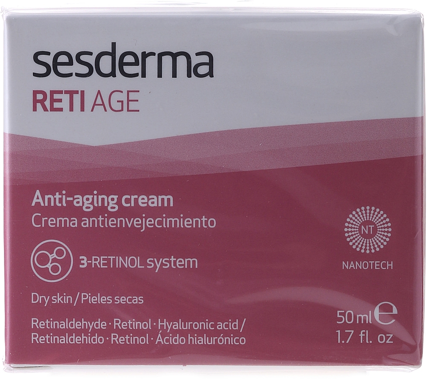 Anti-Aging Gesichtscreme mit 3-Retinol-System - SesDerma Laboratories Reti Age Facial Antiaging Cream 3-Retinol System — Bild N4