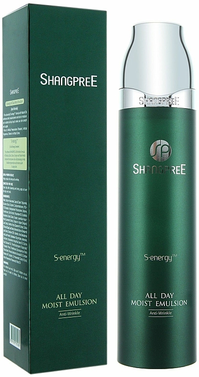 Feuchtigkeitsspendende Anti-Falten Gesichtsemulsion - Shangpree S Energy All Day Moist Emulsion