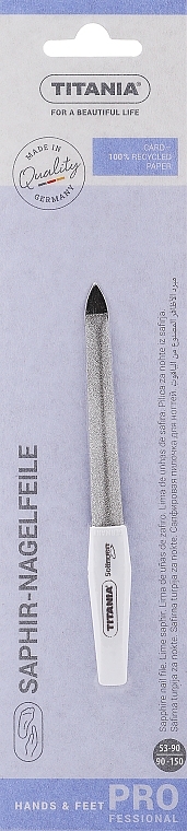 Saphir-Nagelfeile Größe 5 - Titania Essentials Soligen Saphire Nail File — Bild N1