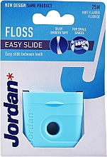 Düfte, Parfümerie und Kosmetik Zahnseide mit Minzgeschmack und Fluorid 25 m - Jordan Easy Slide Fresh Floss