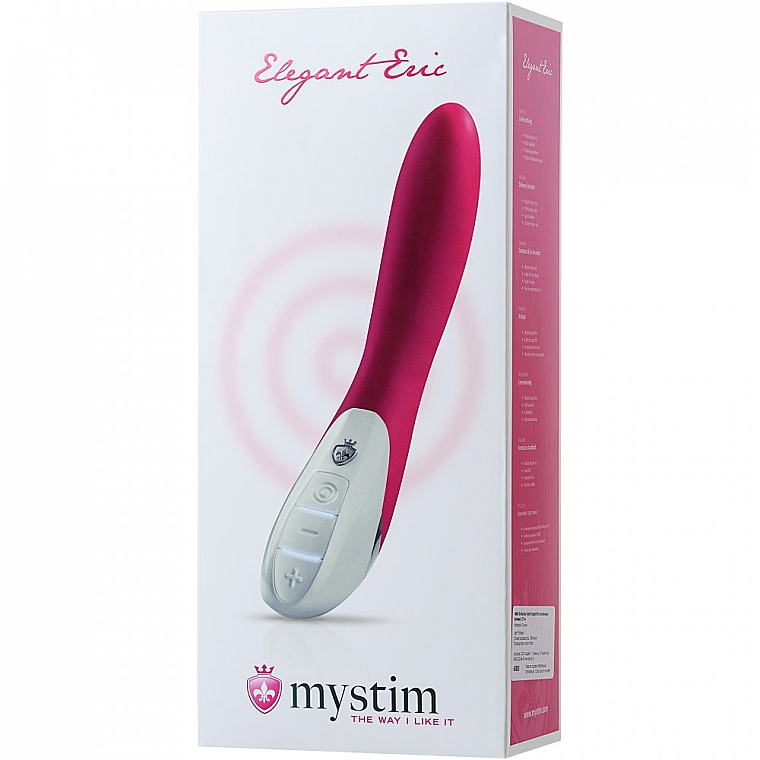 Vibrator aus Silikon pink - Mystim Elegant Eric Naughty Pink — Bild N6