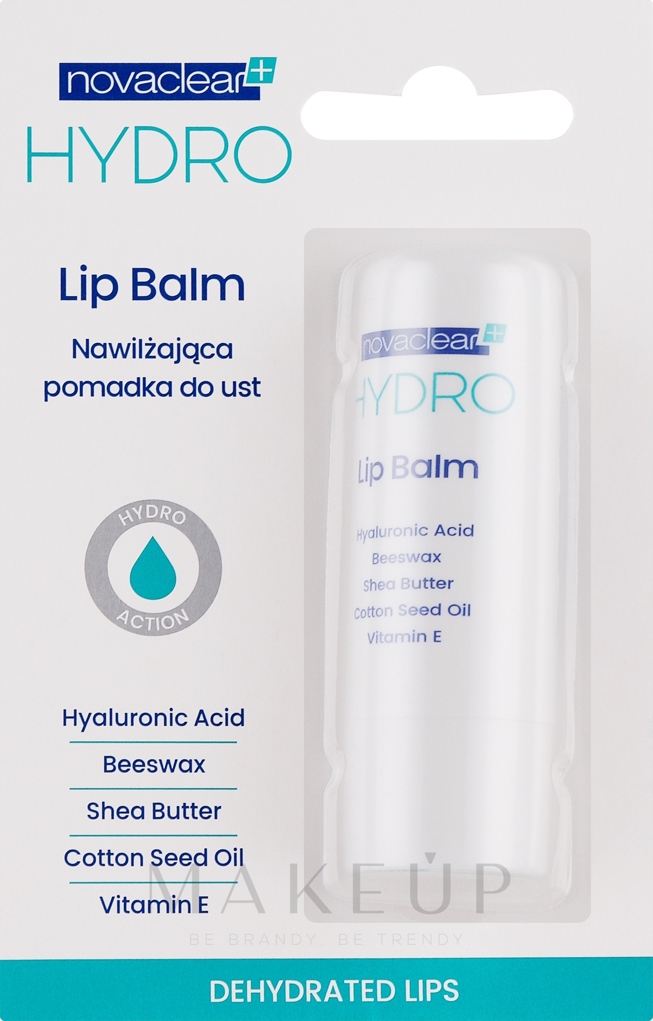Feuchtigkeitsspendender Lippenbalsam - Novaclear Hydro Lip Balm — Bild 4.9 g