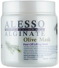 Düfte, Parfümerie und Kosmetik Straffende Alginat-Gesichtsmaske mit Olivenblättern-Extrakt - Alesso Professionnel Alginate Olive Peel-Off Lifting Mask 