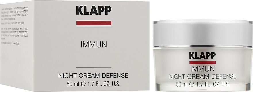 Schützende Nachtcreme - Klapp Immun Night Cream Defense — Bild N2
