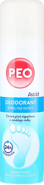 Deospray Antitranspirant für Füße - Astrid Foot Deodorant Spray Peo — Bild N1