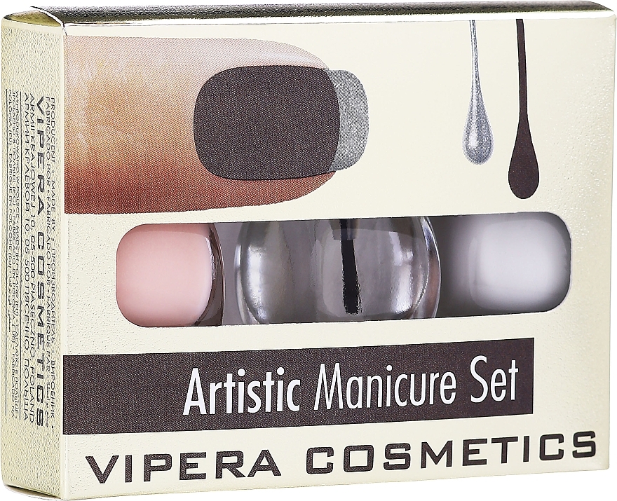 Nagelpflegeset - Vipera Artistic Manicure Set (Nagellack 3x5.5ml) — Bild N1
