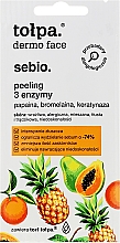 Düfte, Parfümerie und Kosmetik Enzymatisches Gesichtspeeling mit Bromelain, Papain, mikroverkapselte Keratinase und Glycerin - Tolpa Dermo Face Sebio Cleansing Mask-Peeling (Mini)
