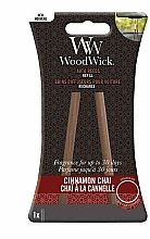 Auto-Lufterfrischer (Refill) - Woodwick Cinnamon Chai Auto Reeds Refill — Bild N1
