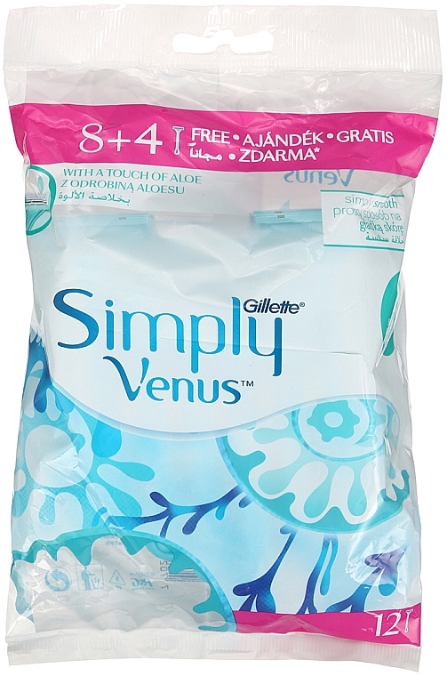 Einwegrasierer-Set 12 St. - Gillette Venus Simply 2 — Bild N1