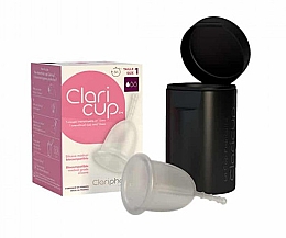 Düfte, Parfümerie und Kosmetik Desinfizierende Menstruationstasse Größe 1 - Claripharm Claricup Menstrual Cup