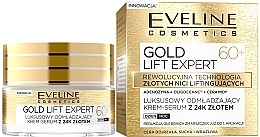 Verjüngende und pflegende Gesichtscreme für Tag und Nacht 60+ - Eveline Cosmetics Gold Lift Expert — Bild N1
