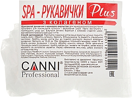 Düfte, Parfümerie und Kosmetik SPA Maniküre-Handschuhe mit Kollagen - Canni
