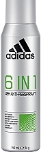 Deospray Antitranspirant für Männer - Adidas 6 In 1 48H Anti-Perspirant For Men — Bild N1