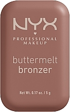 Bronzing-Gesichtscreme-Puder - NYX Professional Makeup Buttermelt Bronzer  — Bild N2