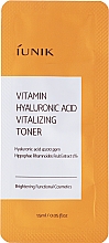 Feuchtigkeitsspendender Toner - iUNIK Vitamin Hyaluronic Acid Vitalizing Toner (Probe)  — Bild N1