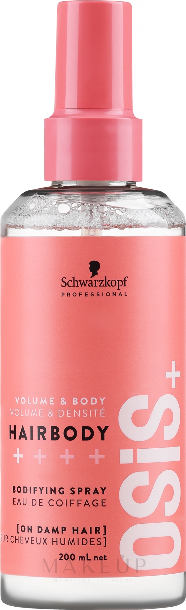 Extrem leichtes und pflegendes Stylingspray - Schwarzkopf Professional Osis+ Spray Hairbody P — Bild 200 ml