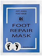 Düfte, Parfümerie und Kosmetik Feuchtigkeitsspendende Anti-Aging Fußmaske in Socken - Brazil Keratin Foot Rapair Mask