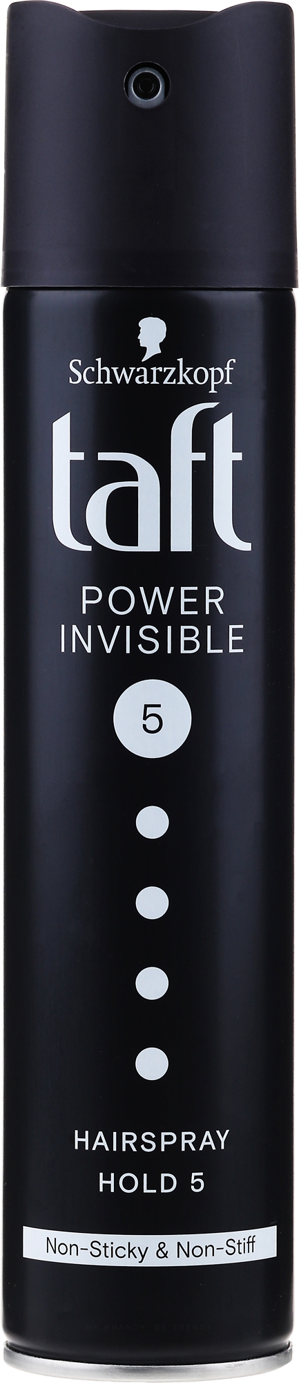 Haarlack "Invisible Power" Mega starker Halt - Schwarzkopf Taft Invisible Power Mega Strong Hairspray — Bild 250 ml