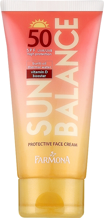 Feuchtigkeitsspendende Sonnenschutzcreme für das Gesicht SPF 50 - Farmona Sun Balance Cream SPF50 — Bild N1