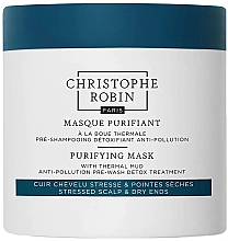 Düfte, Parfümerie und Kosmetik Reinigende Haarmaske mit Thermalschlamm - Christophe Robin Purifying Mask With Thermal Mud