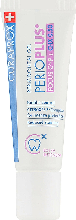 Zahnfleischgel mit Chlorhexidin 0,50% gegen Entzündungen - Curaprox Perio Plus+ Focus Periodontal Gel — Bild N2