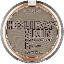 Bronzer mit satiniertem Finish - Catrice Holiday Skin Luminous Bronzer — Bild N1