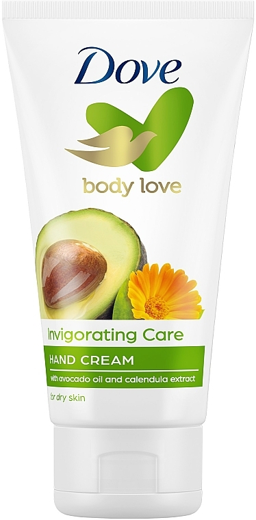 Handcreme mit Avocadoöl und Ringelblumenextrakt - Dove Nourishing Secrets Invigorating Ritual Hand Cream