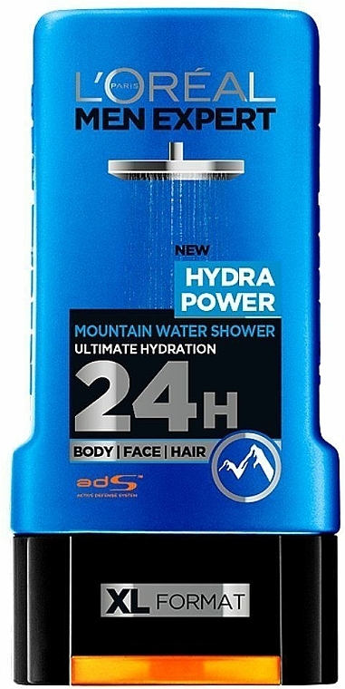 Duschgel für Gesicht, Körper und Haar - L'Oreal Paris Men Expert Hydra Power Shower Gel — Bild N1