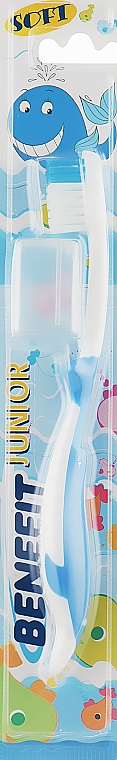 Kinderzahnbürste blau - Mil Mil Benefit Junior Soft — Bild N1