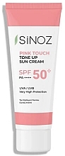 Düfte, Parfümerie und Kosmetik Tönende Sonnenschutzcreme SPF 50+ - Sinoz Pink Touch Tone Up Sun Cream SPF 50+ 