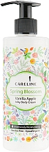 Düfte, Parfümerie und Kosmetik Intensiv feuchtigkeitsspendende und pflegende Körpercreme mit Apfel- und Vanilleduft - Careline Spring Blossom Silky Body Cream