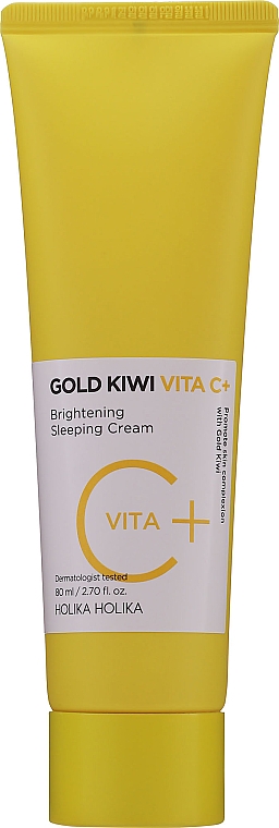 Gesichtscreme für die Nacht - Holika Holika Gold Kiwi Vita C+ Brightening Sleeping Cream — Bild N1