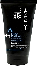 Düfte, Parfümerie und Kosmetik Mattierende Reinigungsflüssigkeit - BcomBIO Homme 4in1 Purifying Mattifying Fluid