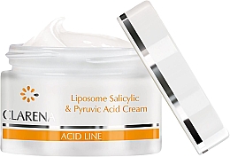 Gesichtscreme mit Salicyl- und Brenztraubensäure - Clarena Liposome Pyruvic Acid Salicylic & Cream — Bild N2