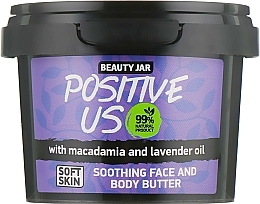 Düfte, Parfümerie und Kosmetik Gesichts- und Körperbutter mit Macadamia- und Lavendelöl - Beauty Jar Soothing Face And Body Butter