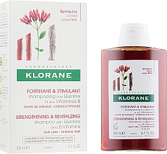 Kräftigendes Shampoo mit Chinin und Vitaminen B - Klorane Shampoo with Quinine and B vitamins — Bild N2