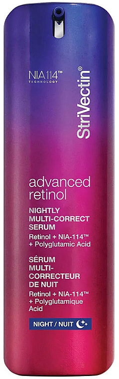 Kraftvolles konzentriertes Nachtserum mit Retinol - Strivectin Advanced Retinol Nightly Multi-Correct Serum — Bild N1