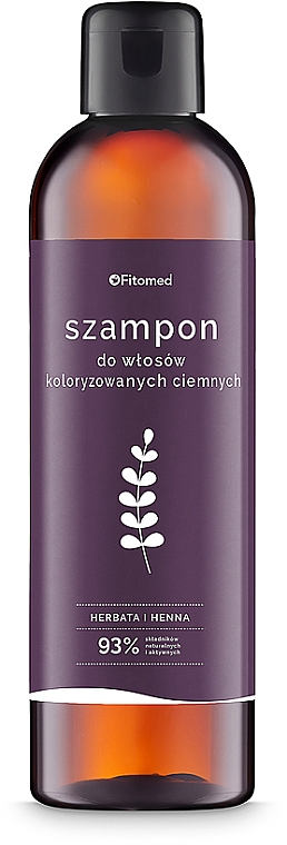 Shampoo für braunes und kupferrotes Haar - Fitomed Herbal Shampoo Dark — Bild N1