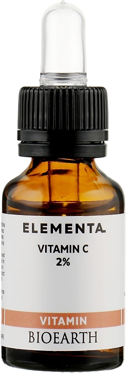 Gesichtsserum Vitamin C 2 % - Bioearth Elementa Vitamin C 2% — Bild N3