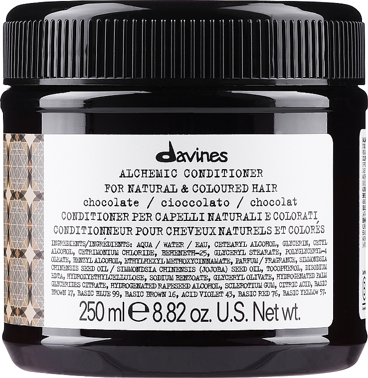 Conditioner für natürliches und gefärbtes Haar (Schokolade) - Davines Alchemic Conditioner — Bild N4