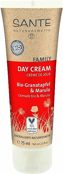 Tagescreme mit Granatapfel und Marula - Sante Face Care Day Cream