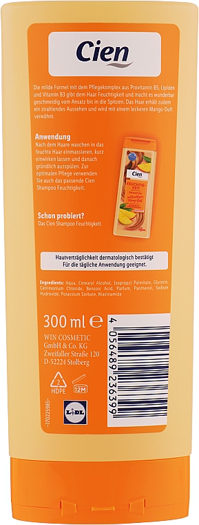 Feuchtigkeitsspendende Haarspülung - Cien Mega Moisture — Bild N2