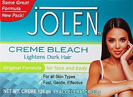 Düfte, Parfümerie und Kosmetik Set - Jolen Bleach Cream Original Formula (cr/125ml + poudre/30g)