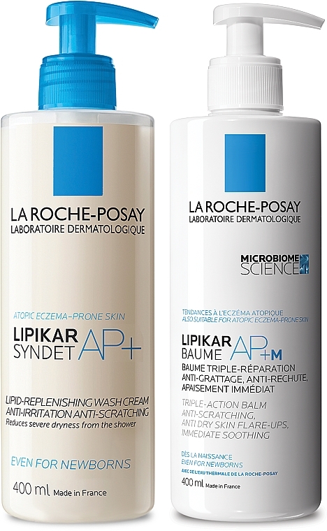 La Roche-Posay Lipikar (Creme 400 ml + Balsam 400 ml) - Körperpflegeset — Bild N1