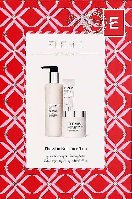 Gesichtspflegeset - Elemis The Skin Brilliance Trio (Gesichtscreme 200ml + Gesichtspads 60 St. + Gesichtsmaske 15ml) — Bild N1